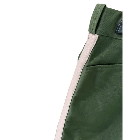 Flying Cross Mens Size 34 R Green Tan Shorts Uniform Flat Front - Picture 3 of 3